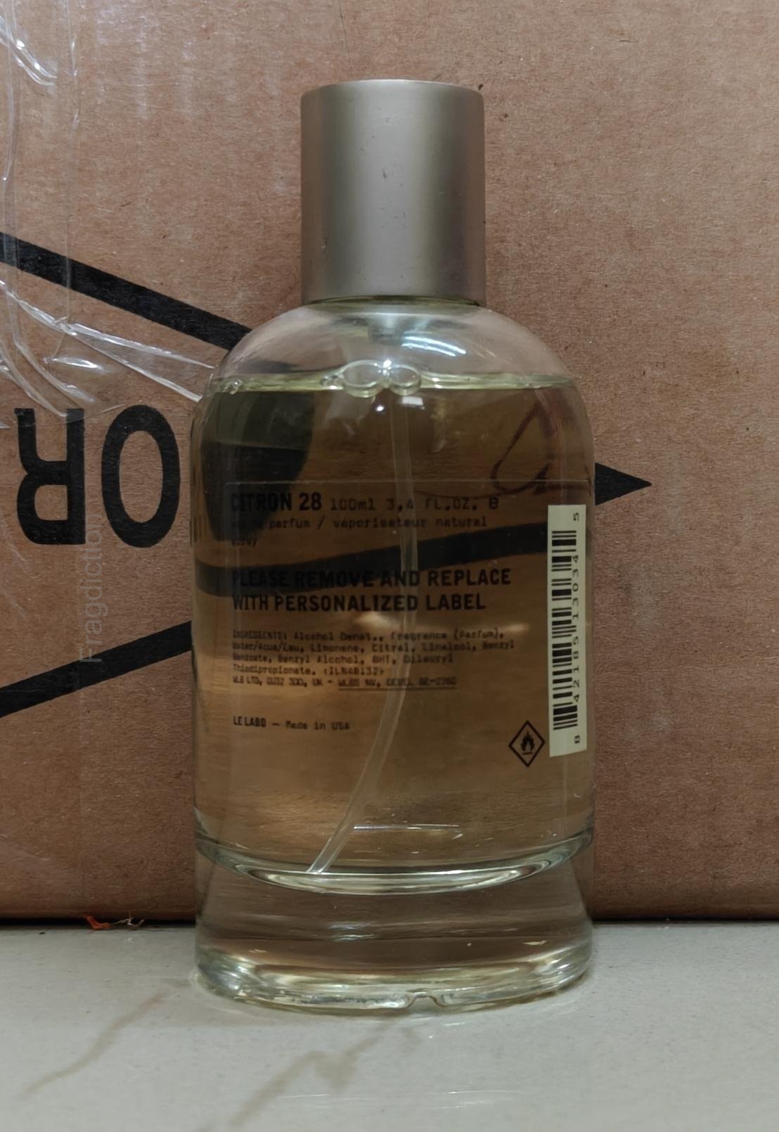 Le Labo Citron 28 Edp 100ml (T) - Level - 90ml - No Box