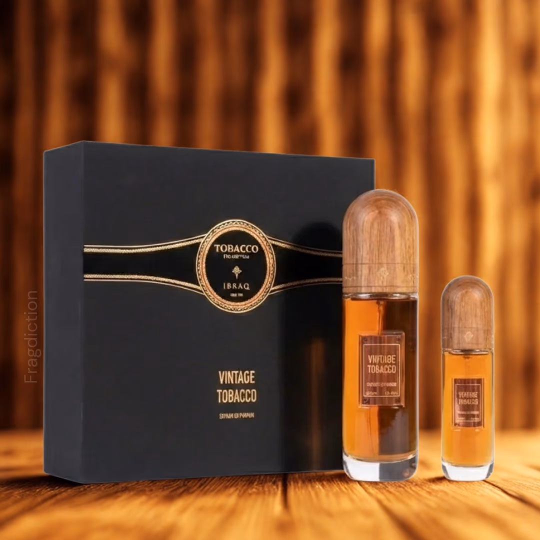 Ibraq Vintage Tobacco Extrait Set - 100ml Retail + 10ml